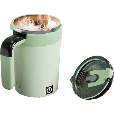 Tasse à mélanger automatique rechargeable, mélangeur magnétique, tasses à café électriques en acier inoxydable, gobelet magnétique rotatif, B (1/5)