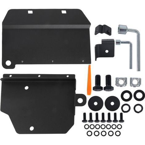 Fahrzeugmodifikation: Spritzschutz für den Unterboden des linken Hinterrads, Kotflügel aus Aluminiumlegierung, passend für Ford 22-25 (1/5)