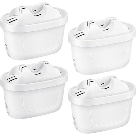 Cartouche filtrante à eau en pack de 3, pour un approvisionnement semestriel de filtres à eau, adaptée pour réduire le calcaire, les impuretés, le chlore et les métaux dans l'eau potable (1/5)