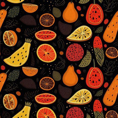 Tela decorativa para exteriores Oxford - Motivo frutal  DX6890 (1/5)