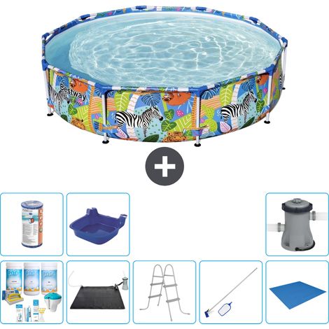 Bestway Bestway Steel Pro Ronde - Jungle - 305x66 cm - 9-pièces S22122 (1/5)