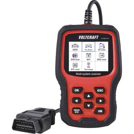 VOLTCRAFT VC-OBD-9770 OBD II Diagnosetool VC-14616095 (1/5)