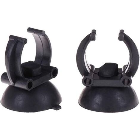 2 pièces Aquarium ventouse ventouse chauffage ventouse Clips supports pour ligne d'air Tube d'oxygène tuyau pompe ventouses accessoire d'aquarium Créatif durable (1/4)
