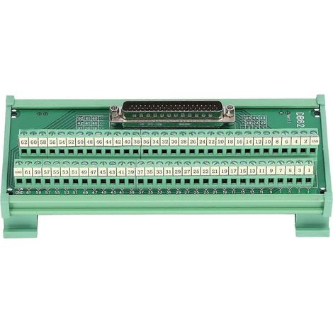 Bornier mâle-femelle, connecteur d'interface, adaptateur à 3 rangées, module de carte de dérivation, DC 60VDB62-M7