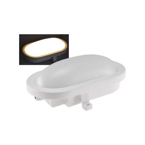 ChiliTec LED Oval-Armatur Feuchtraumleuchte IP44 12W 960lm (1/5)