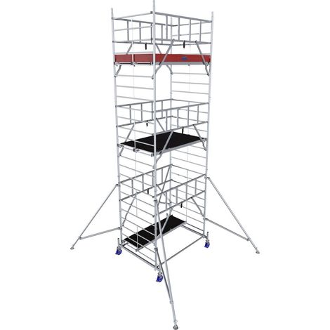 Krause Fahrgerüst MONTO ProTec XXL Aluminium 7,30 m Baugerüst (1/2)