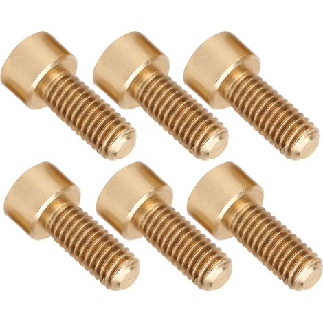 M5x8-mm-Innensechskantschrauben, 50 Stück, Kupfer, Industriebeschläge, runde Einsätze für die Selbstmontage (1/5)