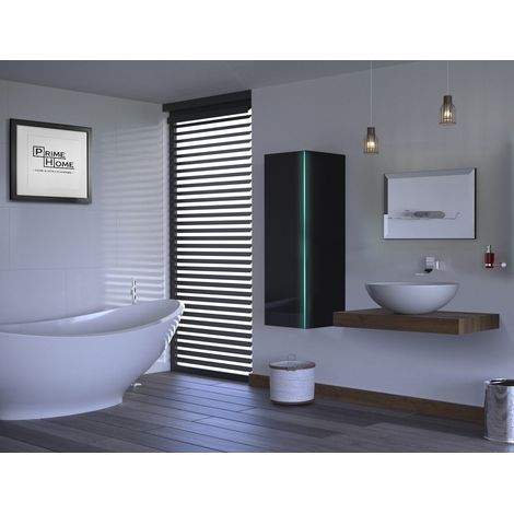 Ensemble meuble de salle de bain ALIUS 11 noir