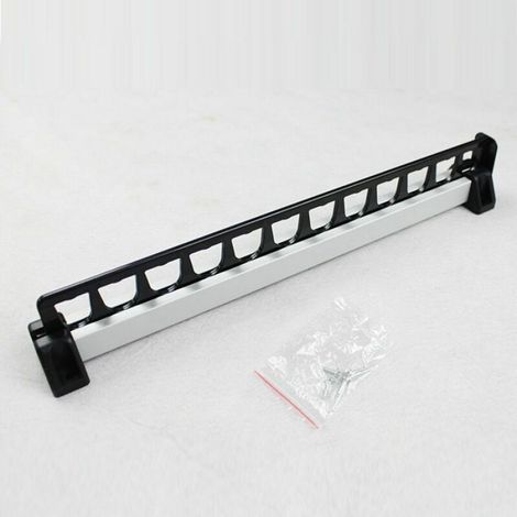 Porte-Cintres Extractible - - Support Coulissant 315mm - Aluminium - Extensible - 12 Cintres (1/4)