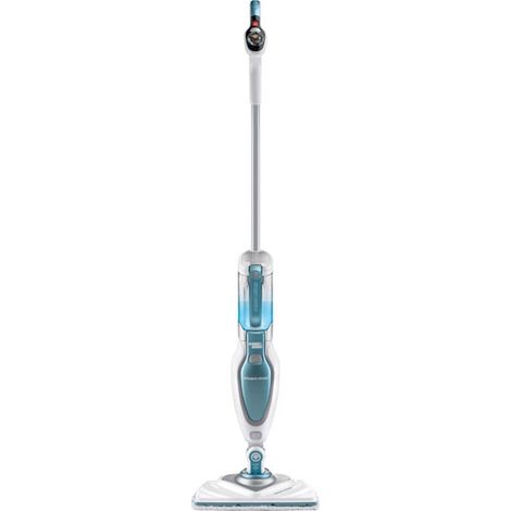 BLACK & DECKER FSM1630-QS - Balai vapeur Tete delta - 1600 W - 4 accessoires - Blanc / Bleu
