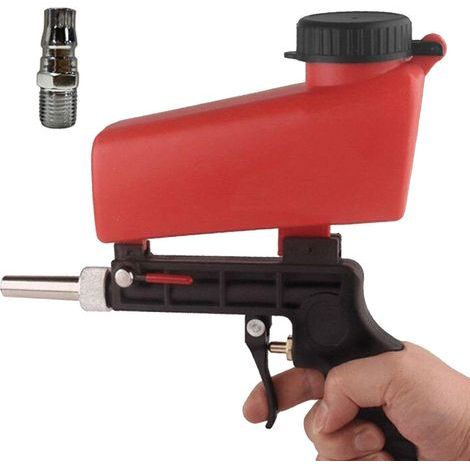Sableuse Puissante - Pistolet de Sablage Portable à Buse,Machine de Sablage à Haute Pression pour Meubles Métal Bois Garage Atelier Bricolage Maison (1/5)