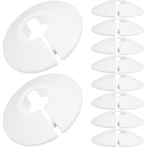 Cache-tuyaux en Abs Blanc 22mm pour Robinet et Valve (1/5)