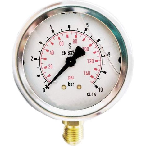 GLYCERIN MANOMETER 0 10 BAR 14 19232705 (1/2)