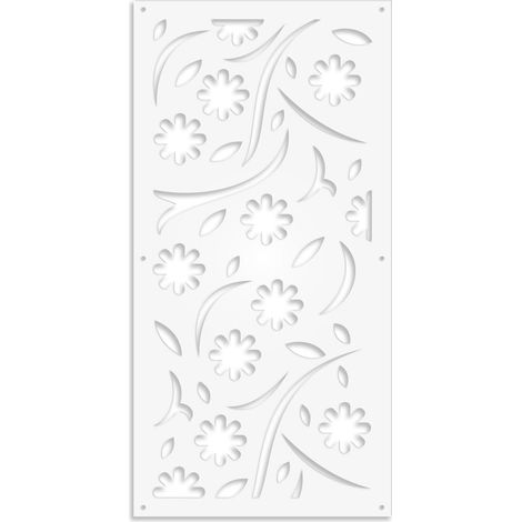 AUTUMN - Pannello in PVC traforato - Parasole - Misura: 50x150 cm - Colore: bianco (1/3)