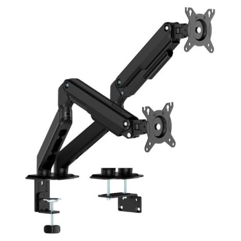 Soporte de Mesa con Contrapeso para 2 Monitores Aisens DT32TSR-451/ Giratorio/ Inclinable/ hasta 9kg