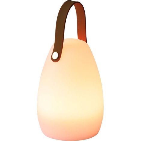 Wiederaufladbare LED-Tischleuchte für den Außenbereich, 16 Farben, einstellbare Helligkeit, kabellos, mit Fernbedienung, ideal für Schlafzimmer, Garten und Terrasse. (1/4)