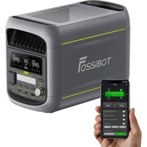 Tragbares Kraftwerk - FOSSIBOT - F1800 - 1024Wh - 1800W (Spitzenleistung 2700W) - Schnellladung 0–80% in 49 Minuten (1/5)