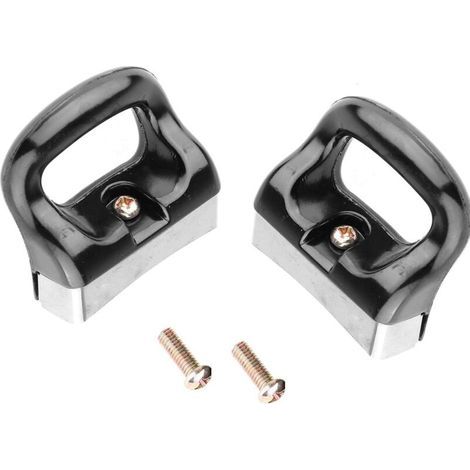Set of 2 side handles for pressure cookers, replacing the black bakelite handles. Bakelite handles included. (1/5)