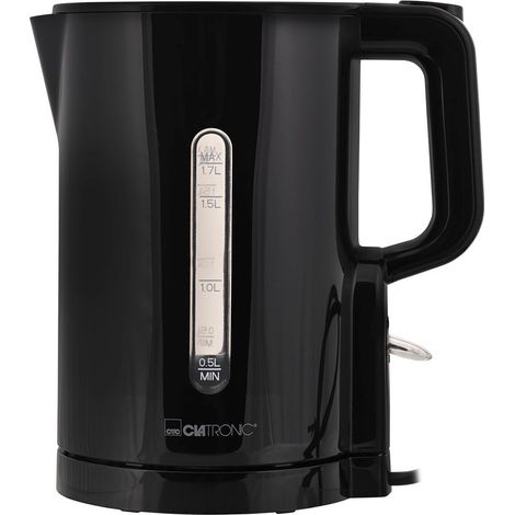 Cordless electric kettle 1.7L WK 3835 CLATRONIC black (1/5)