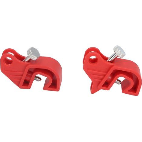 Ortviai Verrou de sécurité pour disjoncteur 2 pièces en nylon PA résistant aux températures extrêmes - 2 unités (1/5)