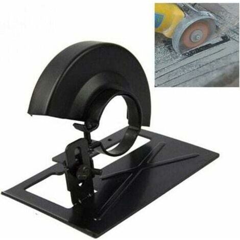 Support pour meuleuse d'angle + capot de protection réglable 20-30 mm, adapté aux outils de bricolage pour le travail du bois, SEMAket (1/4)