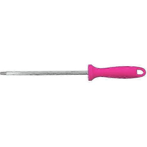 Série Fusils à aiguiser - Fusil à aiguiser - Acier au carbone chromé 320 mm - Manche en polypropylène rouge (1/5)
