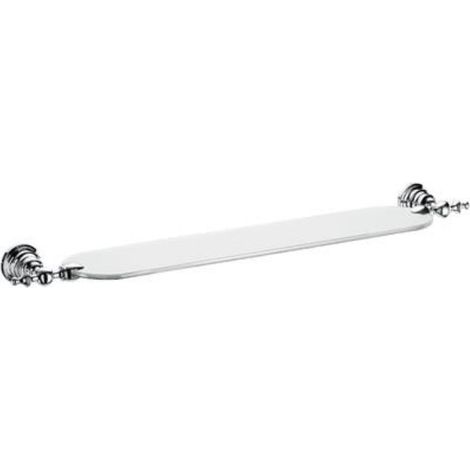 Mensola bagno melrose 20 ottone antico vetro satinato - fir italia