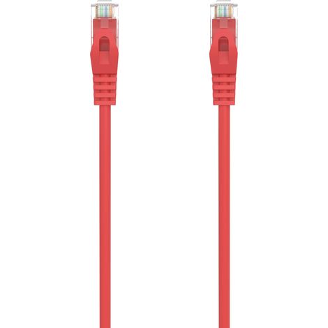 Cable red latiguillo rj45 lszh cat.6a utp awg24, rojo, 0.5 m (1/4)