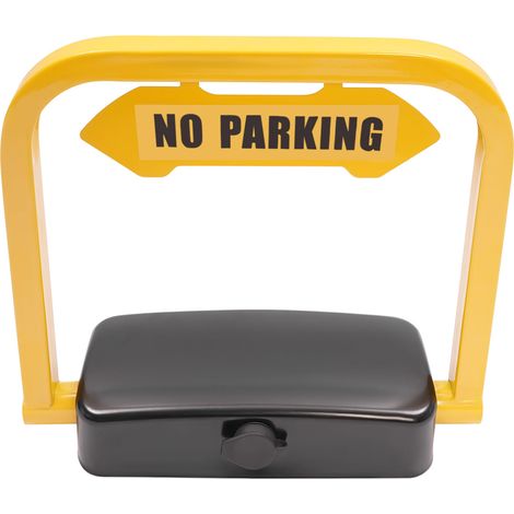 Bloqueur de place de parking - Jaune - Alarme intelligente - Télécommande 30m - Acier renforcé - IP67 - Pour extérieur