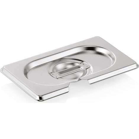 Couvercle inox GN 1/9 avec encoche cuillère GN CORE - Was Germany (1/2)