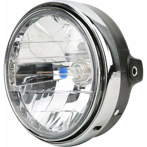 Jeffergarden pour phare bandit 600 pour phare 600 bandit Phare de moto de 7 pouces, phare avant de phare rétro adapté pour CB400/Hornet 250/VTEC(Lentille claire)