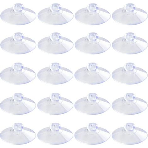 Filiyano-Lot de 20 ventouses transparentes en PVC sans crochets (1/5)