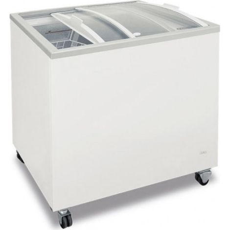 Congélateur statique à coffre avec vitre incurvée coulissante ou avec vitre plate inclinée Modèle FR500 PAC - KlimaItalia