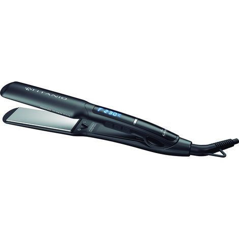 Ga.ma Gi3036 Piastra Capelli X-Wide Digital Titanio Nero (1/2)