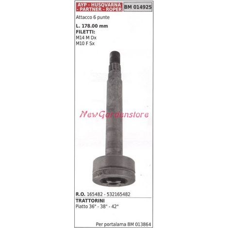 Welle Nabe Klingenhalter Rasentraktor Rasenmäher flach 36" 38" Ayp 014925