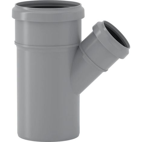 HT-Abzweig DN 75x50mm, 87 Grad m.vormontierten Dichtringen