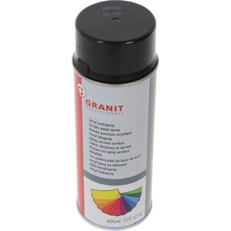 Vernice grigio scuro RAL 7021 WILKENS NOPOLUX GRANIT spray 400 ml