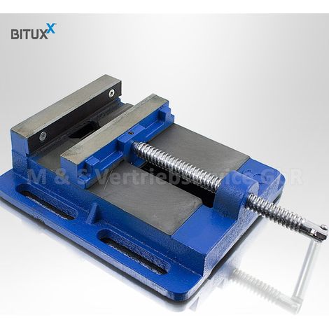 Universal Maschinenschraubstock 150mm Schraubstock Säulen Tisch Stand Bohrmaschine (1/3)