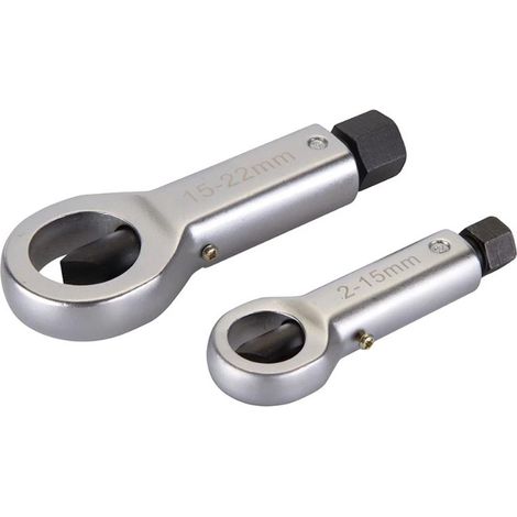 SET TAGLIADADI 2pz ROMPI DADI 2-15mm 15-22mm SILVERLINE PC70
