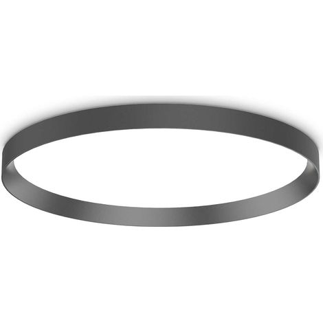 Ideal Lux FLY Semi-Encastré LED Intégré 60cm Noir, 4000K, IP40 (1/2)