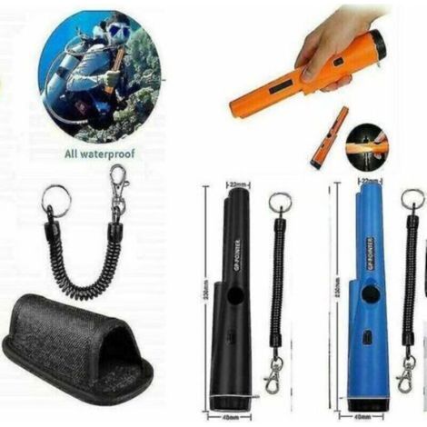 Détecteur De Métaux Pinpointer - 23,2 Cm - Résistant À L'eau - Fonctionnement Sur Pile 9 V - Pour Localisation Précise En Extérieur Et En Intérieur (1/4)