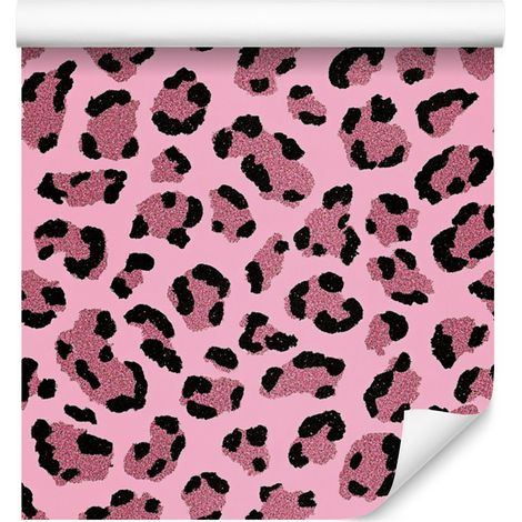 Papier peint pailleté rose poudré, rose poudré et bordeaux 50x1000 cm (1/5)
