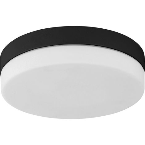 Plafoniera Pori nera TK Lighting 862 IP44 2xE27 paralume in vetro (1/5)