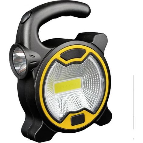 Linterna portátil impermeable LED COB, foco de emergencia, luz de trabajo recargable, para exteriores, senderismo, camping (1/5)