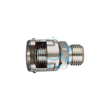 RACCORDO MASCHIO CON DADO FRESATO - attacco 3/8"M art.11/B