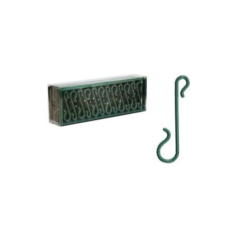 GANCI PER SFERE- - cm.4 - verdi - 6 blister