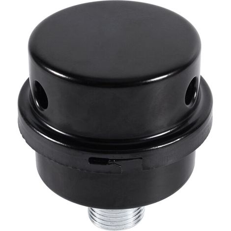 Filtro silenziatore per compressore d'aria senza olio – attacco filettato G1/2, acciaio inox, 1 pezzo