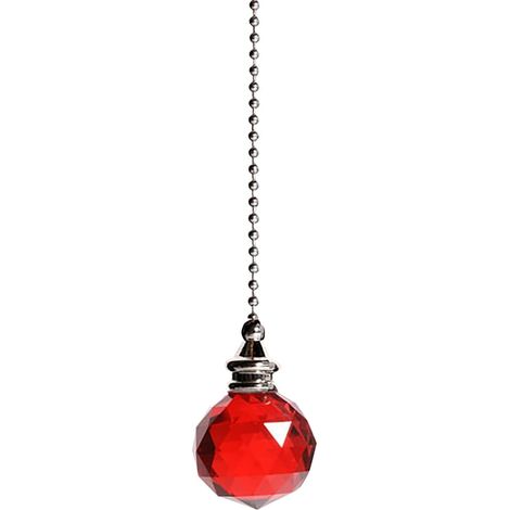 Pull Chain Cristal - Extension Pour Ventilateur Plafond Et Lustre - Connecteur Inclus - Longueur Standard (1/3)