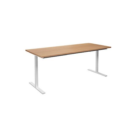 Mesa multiusos DUO-T  tablero recto  H x P 740 x 800 mm 
