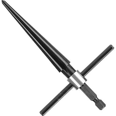 Manche à main en T pour alésoir conique hexagonal, outil de perçage pour trou de cheville de pont (1/5)